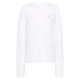 Girls' Essentials Long Sleeve Tennis UV Blocker Top-Apparel-Fila-108462-100_WHITE-L-Tennis Express