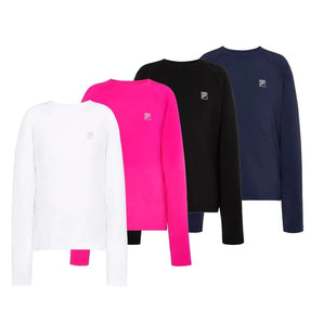 Girls' Essentials Long Sleeve Tennis UV Blocker Top-Apparel-Fila-108462-DEFAULT-L-Tennis Express