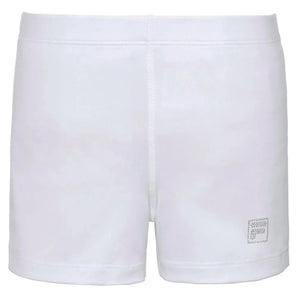 Girls' Essentials Tennis Ball Short White-Apparel-Fila-108465-DEFAULT-L-Tennis Express