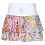Girls' Essentials Ruffle Tennis Skort-Apparel-Fila-108466-824_STRIATIONWT-L-Tennis Express