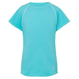 Girls' Essentials Short Sleeve Tennis Top-Apparel-Fila-108467-483_BLUE_RADIANCEWT-L-Tennis Express
