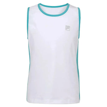 Girls' Essentials Full Coverage Tennis Tank-Apparel-Fila-108468-101_WHITEBL-L-Tennis Express
