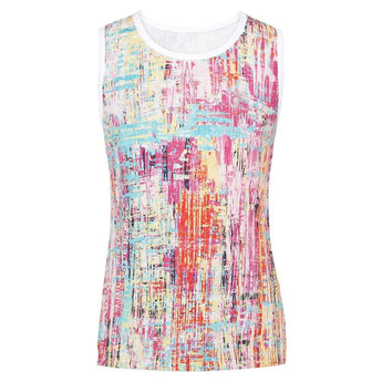 Girls' Essentials Full Coverage Tennis Tank-Apparel-Fila-108468-824_STRIATIONWT-L-Tennis Express