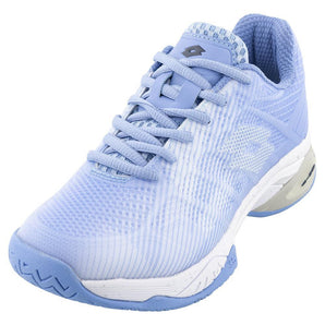 Women's Mirage 300 3rd Speed Tennis Shoes Chambray Blue and All White,Footwear,Lotto,5.5,,Tennis Express,108474-DEFAULT-L