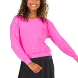 Girls' Hype Tennis Long Sleeve-Apparel-Lucky In Love-108567-695_TAFFY-L-Tennis Express
