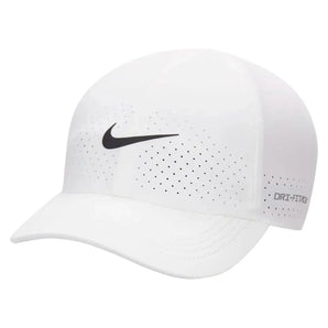 Unisex Dri-FIT Advance Club Tennis Cap-Apparel-Nike-109094-100_WHITEBLACK-L-Tennis Express