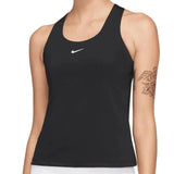 Women's Swoosh Medium-Support Padded Sports Bra Tank-Apparel-Nike-109127-010_BLACKWHITE-L-Tennis Express