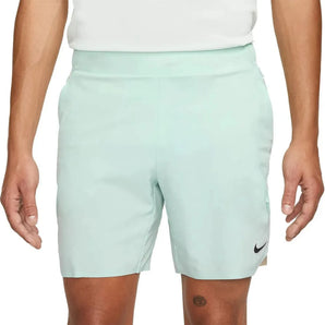 Men's Dri-Fit Slam 7 Inch Tennis Short-Apparel-Nike-109160-346_JADE_ICEBLACK-L-Tennis Express
