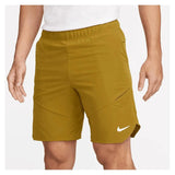 Men's Court Dri-Fit Advantage 9 Inch Tennis Short-Apparel-Nike-109214-716_BRONZINELIME-L-Tennis Express