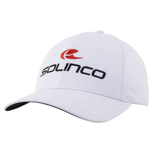 All Court Performance Cap White and Red-Apparel-Solinco-109351-DEFAULT-L-Tennis Express
