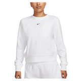 Women's Dri-Fit One Crew-Neck French Terry Sweatshirt-Apparel-Nike-109790-100_WHITE-L-Tennis Express