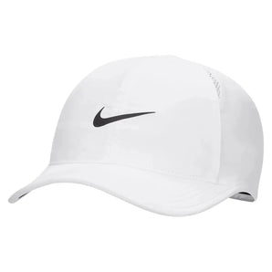 Unisex Dri-FIT Club Unstructured Featherlight Tennis Cap-Apparel-Nike-109882-100_WHITE-L-Tennis Express