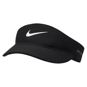 Unisex Dri-FIT Advance Ace Tennis Visor-Apparel-Nike-109883-010_BLACK-L-Tennis Express