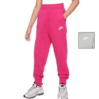 Girl's Club Fleece High-Waisted Fitten Pants-Apparel-Nike-109893-DEFAULT-L-1-[Sku]-Tennis Express