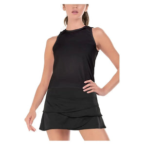 Women's LUV Freedom Crop Tennis Tank-Apparel-Lucky In Love-110071-001_BLACK-L-Tennis Express