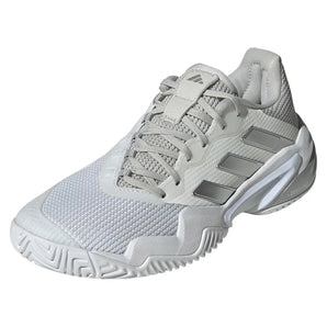 Women's Barricade 13 Tennis Shoes White and Gray,Footwear,Adidas,5,White,Tennis Express,110173-DEFAULT-L