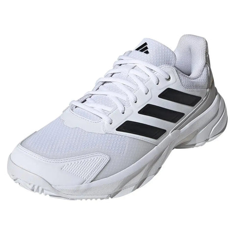 Men's CourtJam Control 3 Tennis Shoes White and Gray – Tennis Express
