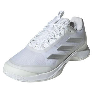 Women's Avacourt 2 Tennis Shoes White and Silver Metallic,Footwear,Adidas,5,White,Tennis Express,110271-DEFAULT-L