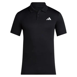 Men's Freelift Tennis Polo Black-Apparel-Adidas-110341-DEFAULT-L-Tennis Express