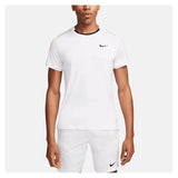 Men's Dri-Fit Advantage Tennis Top-Apparel-Nike-110526-102_WHITEBLACK-L-Tennis Express