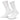 Unisex Unicorn Dri-Fit Advantage Cushioned Crew Socks-Socks-Nike-110615-100_WHITEBLACK-L-Tennis Express