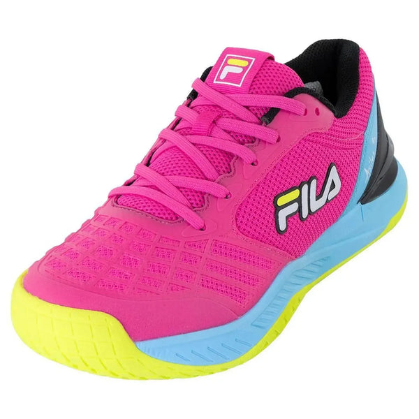 Women's Axilus 3 Tennis Shoes Pink Glo and Bluefish-Footwear-Fila-110657-DEFAULT-L-Tennis Express