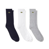 Unisex Core Performance Solid Jersey Tennis Tube Socks 3 Pack-Socks-Lacoste-110848-DEFAULT-L-1-[Sku]-Tennis Express