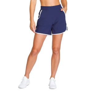 Women's Pickler 6 Inch Pickleball Short-Apparel-Tail-111077-5346_NAVY_BLUE-L-Tennis Express
