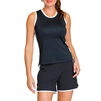 Women's Dink Scoop Neck Pickleball Tank-Apparel-Tail-111089-9006_ONYX-L-Tennis Express