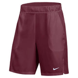 Men's Court Flext 9 Inch Short-Apparel-Nike-111152-670_DARK_MAROON-L-Tennis Express
