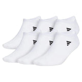 Men's Superlite 3.0 6 Pack No Show Tennis Socks White and Black-Socks-Adidas-111247-DEFAULT-L-Tennis Express