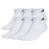 Men's Superlite 3.0 6 Pack Low Cut Tennis Socks White and Black-Socks-Adidas-111248-DEFAULT-L-Tennis Express