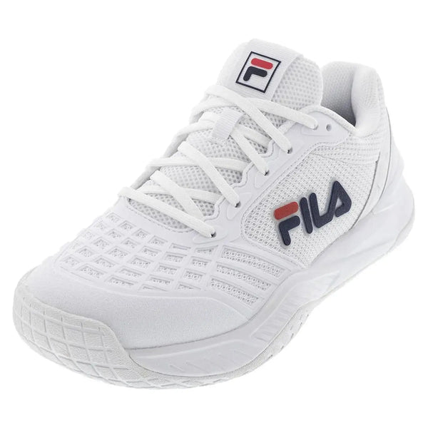 Women's Axilus 3 Tennis Shoes White and Navy-Footwear-Fila-111378-DEFAULT-L-Tennis Express