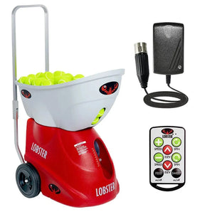 Elite Three with 10-Function Remote Control Ball Machine-Court Equipment-Lobster-111566-DEFAULT-L-Tennis Express