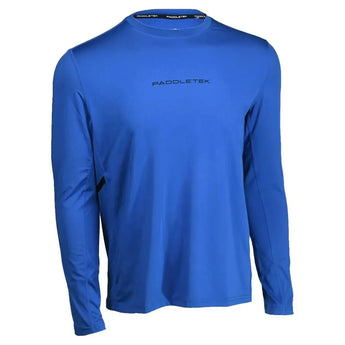 Men's Performance Long Sleeve Tennis Top-Apparel-Paddletek-111584-VALLARTA_BLUE-L-Tennis Express