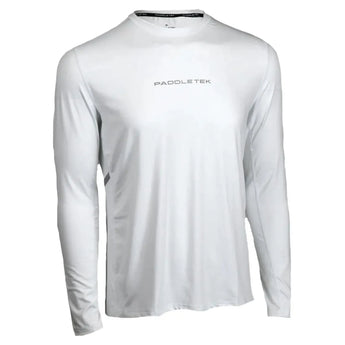 Men's Performance Long Sleeve Tennis Top-Apparel-Paddletek-111584-WHITE-L-Tennis Express