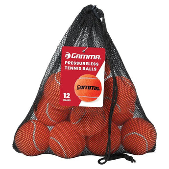 Pressureless Tennis Balls 12pk-Balls-Gamma-112010-ORANGE-L-Tennis Express