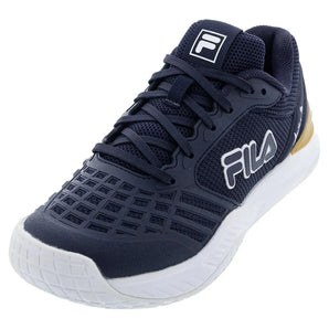 Women's Axilus 3 Tennis Shoes Navy and White,Footwear,Fila,5,,Tennis Express,112064-DEFAULT-L