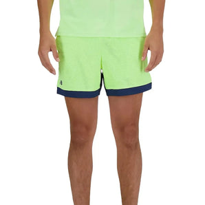 Men's Tournament Mesh Tennis Short Bleached Lime Glo-Apparel-New Balance-112071-DEFAULT-L-Tennis Express