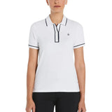 Women's Short Sleeve Veronica Tennis Polo-Apparel-Penguin-112202-118_BRIGHT_WHITE-L-Tennis Express