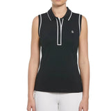 Women's Sleeveless Veronica Tennis Polo-Apparel-Penguin-112203-001_CAVIAR-L-Tennis Express