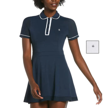 Women's Short Sleeve Veronica Tennis Dress-Apparel-Penguin-112206-DEFAULT-L-Tennis Express