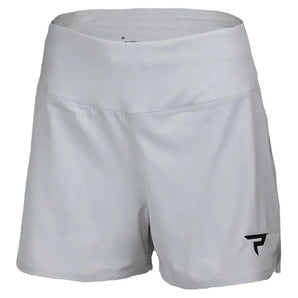 Womens Base Level Performance Tennis Short Glacier Gray-Apparel-Paddletek-112247-DEFAULT-L-Tennis Express