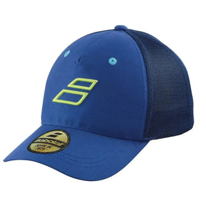 Juniors' Curve Trucker Cap Sodalite Blue-Apparel-Babolat-112483-DEFAULT-L-Tennis Express
