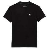 Women's Core Performance Tennis Tee-Apparel-Lacoste-112560-031_BLACK-L-Tennis Express