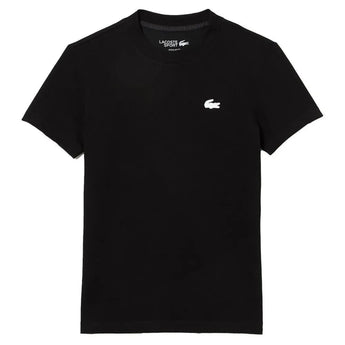 Women's Core Performance Tennis Tee-Apparel-Lacoste-112560-031_BLACK-L-Tennis Express
