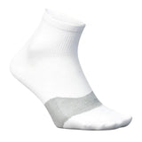 Elite Light Cushion Quarter Tennis Socks-Socks-Feetures-112582-WHITE-L-Tennis Express