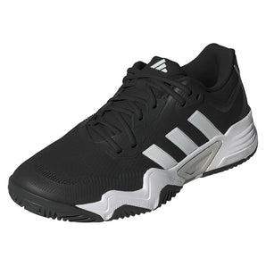 Mens Solematch Control 2 Tennis Shoes Core Black and Silver Metallic,Footwear,Adidas,6.5,Black,Tennis Express,112621-DEFAULT-L