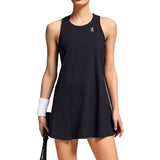 Women's Court Tennis Dress-Apparel-On-112744-553_BLACK-L-Tennis Express