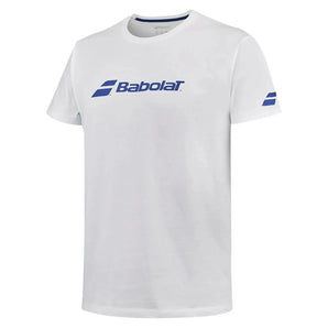 Men's Exercise Babolat Tennis Tee-Apparel-Babolat-112773-1000_WHITE-L-Tennis Express